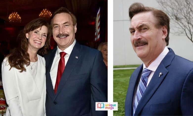 Dallas Yocum and mike lindell standing together